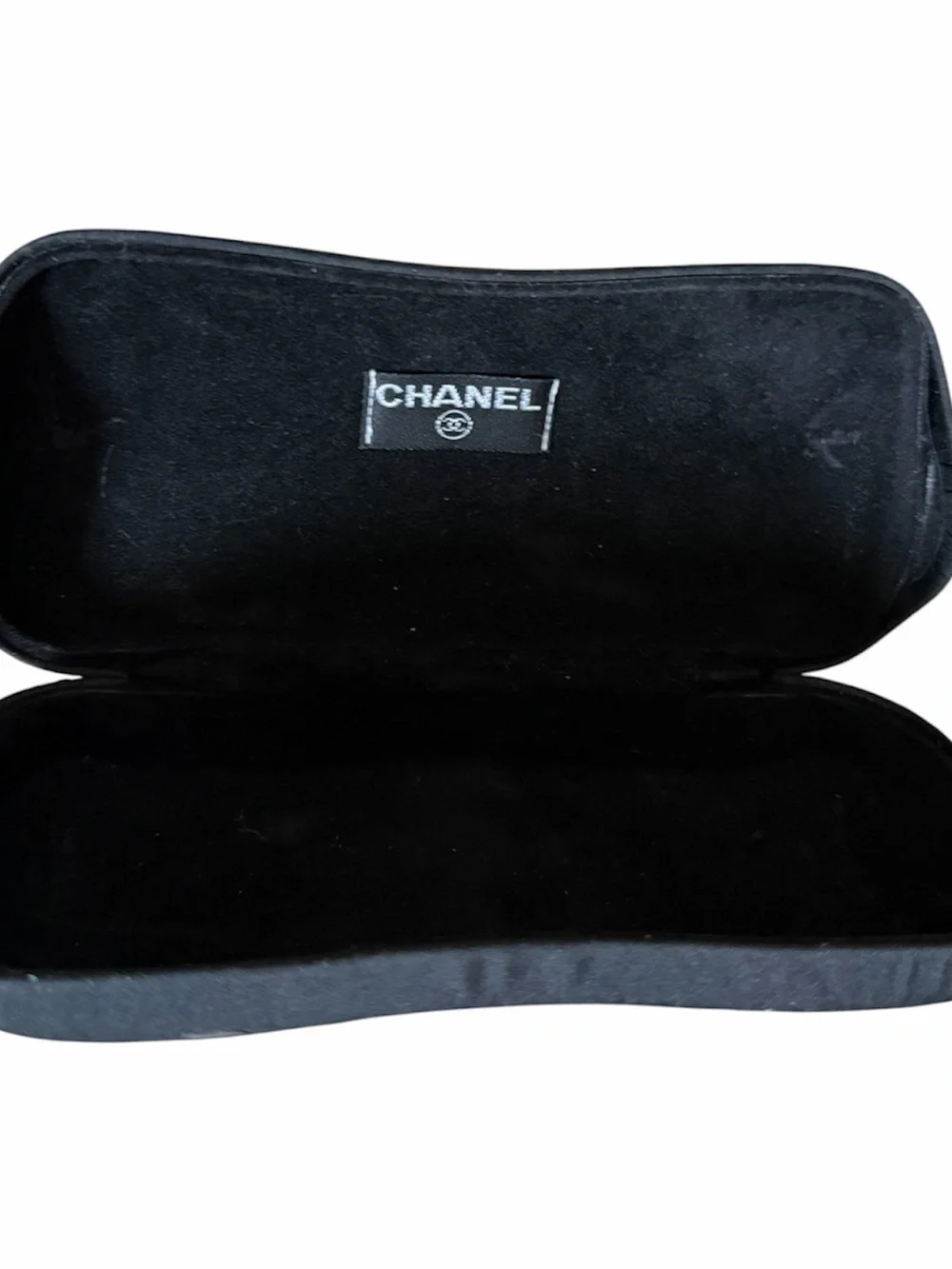 CHANEL Black Velvet Sunglasses Case